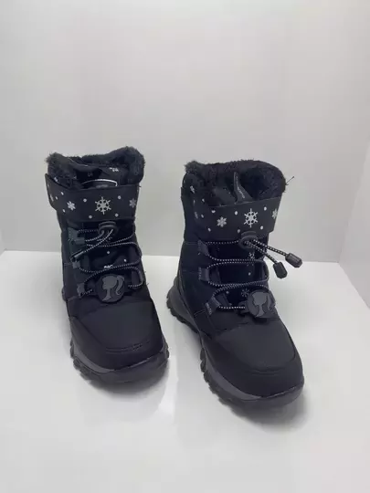 Çocuk Akıllı Bağcıklı Ve Cırtlı Kaymaz Taban İçi Kürklü Bot