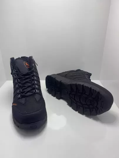 Erkek Kaymaz Taban İçi Kürklü Fermuarlı Bağcıklı Bot