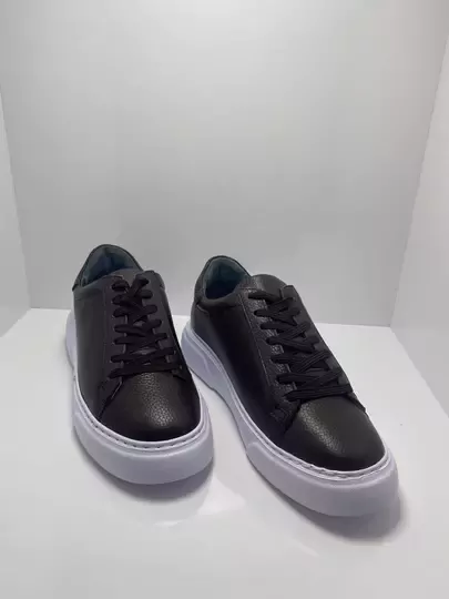 Erkek Deri Bağcıklı Kaymaz Taban Kundura