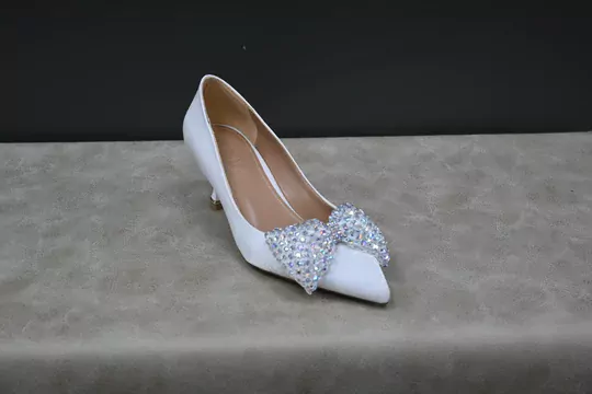 Kadın Fiyonklu Taşlı Stiletto