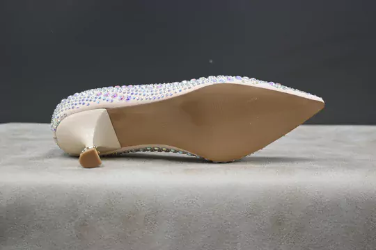 Kadın Renkli Taşlı Stiletto