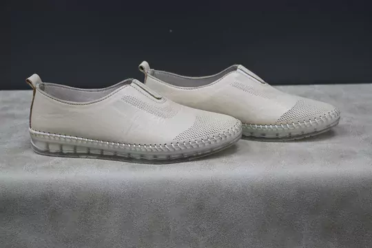 Kadın Deri Memory Foam Taban Babet