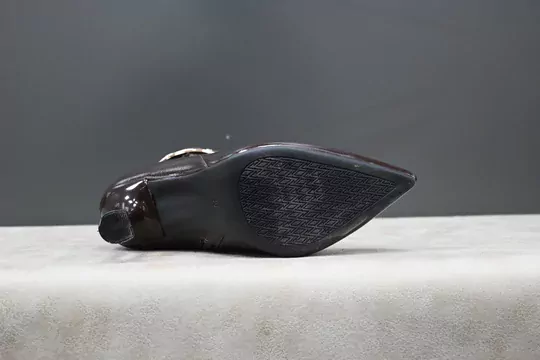 Kadın Deri Topuklu Kısa Çizme