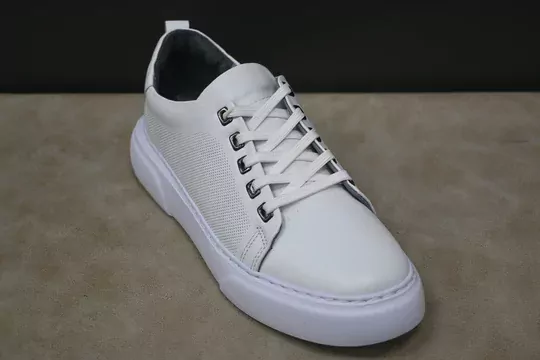 Erkek Kaymaz Taban Deri Bağcıklı Spor