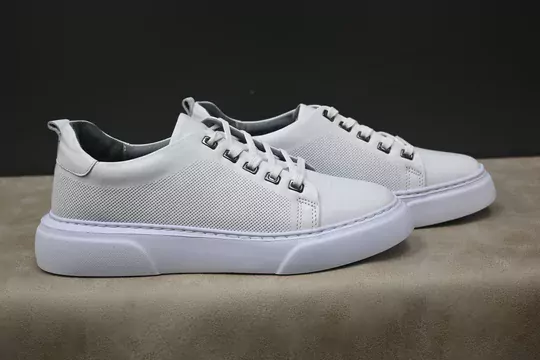 Erkek Kaymaz Taban Deri Bağcıklı Spor