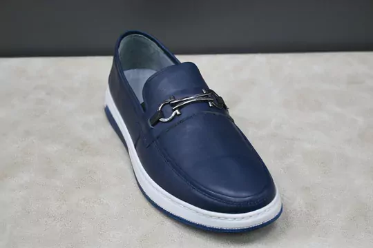 Erkek Deri Tokalı Kaymaz Taban Kundura