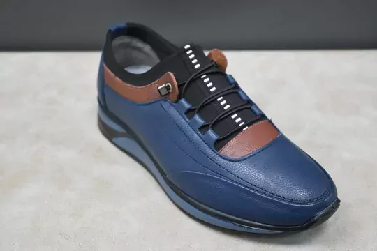 Erkek Deri Air Taban Lastik Bağcıklı Spor