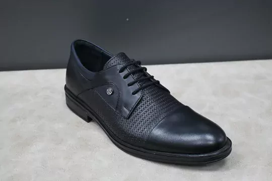 Erkek Deri Bağcıklı Kaymaz Taban Kundura