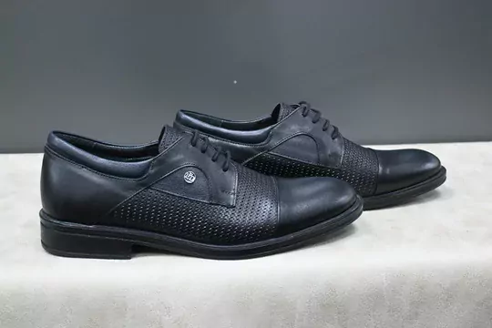 Erkek Deri Bağcıklı Kaymaz Taban Kundura