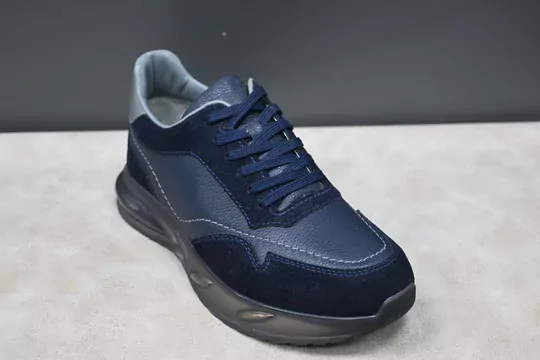 Erkek Deri Air Taban Bağcıklı Spor