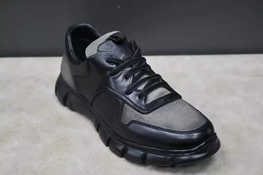 Erkek Deri Yüksek Taban Spor