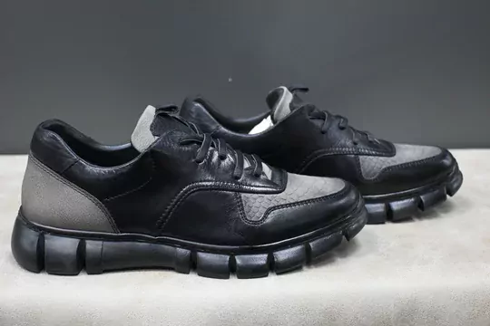 Erkek Deri Yüksek Taban Spor