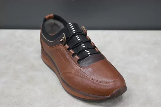 Erkek Kaymaz Taban Lastik Bağcıklı Spor