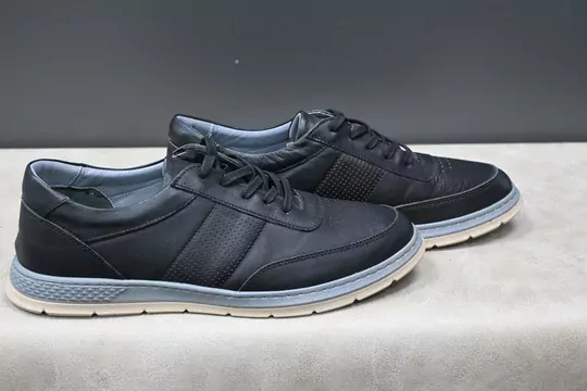 Erkek Deri Bağcıklı Kaymaz Taban Spor