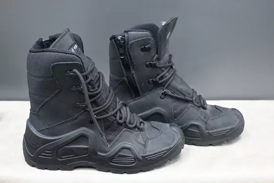 Erkek Kaymaz Taban Su Geçirmez Dayanıklı Askeri Uzun Bot