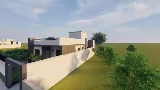 دار سكني طابق واحد ٢٠٠ متر مربع