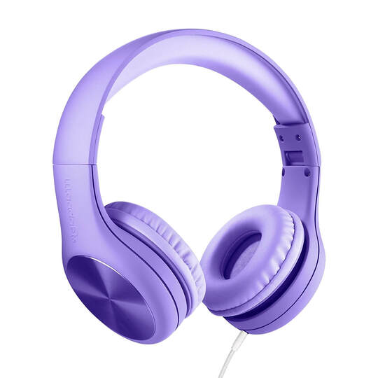 Isolated Bass Headphone Purple