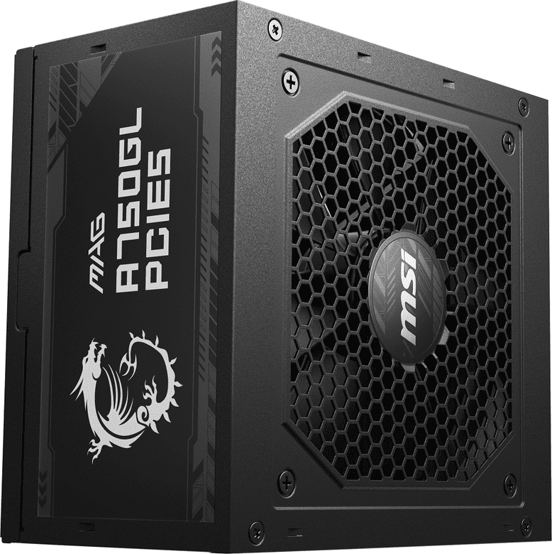 Msı Mag A750Gl Pcıe5 750W 80+Gold Power Supply