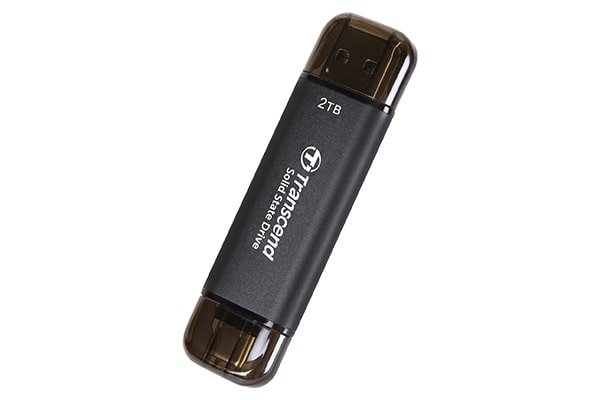 Transcend Esd310 Portable 256Gb Siyah Ssd Usb Type-A, Type-C (Ts256Gesd310C)