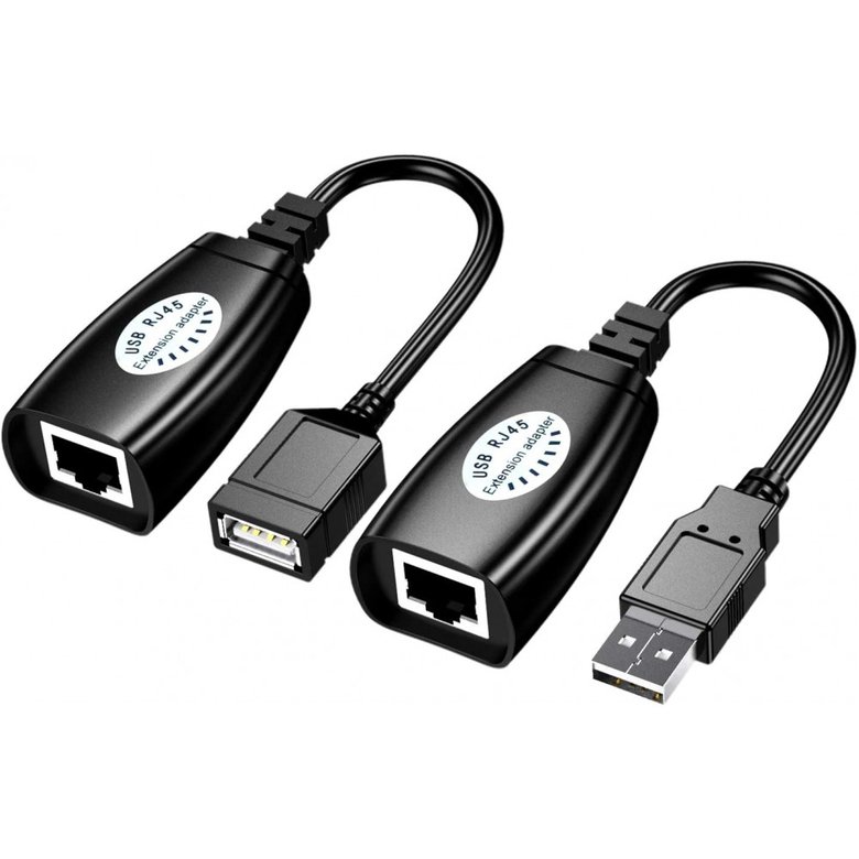 Qport Q-Ux2 60M Usb Extender 2'Li Paket
