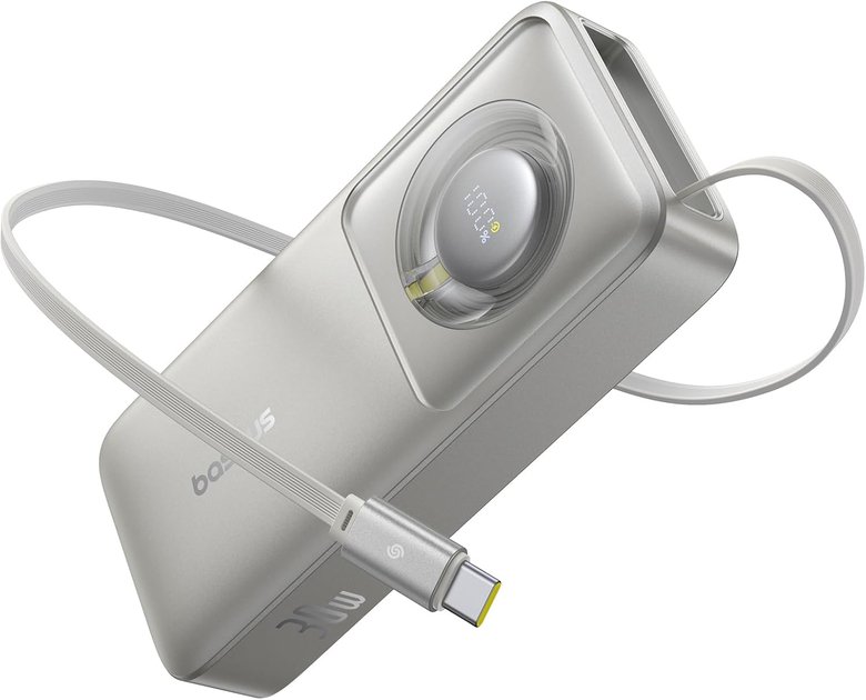 Baseus Free2Pull 30W 10.000Mah Powerbank - Grey