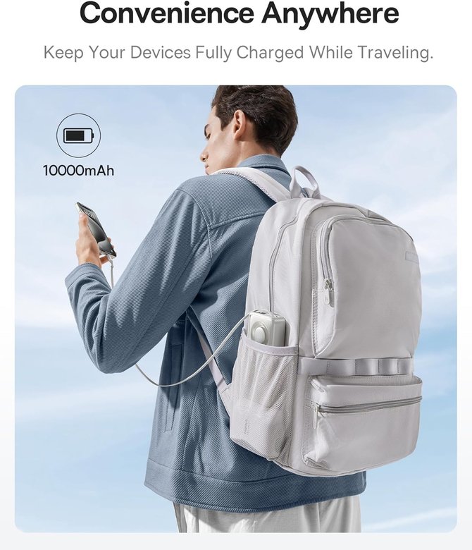 Baseus Free2Pull 30W 10.000Mah Powerbank - Grey