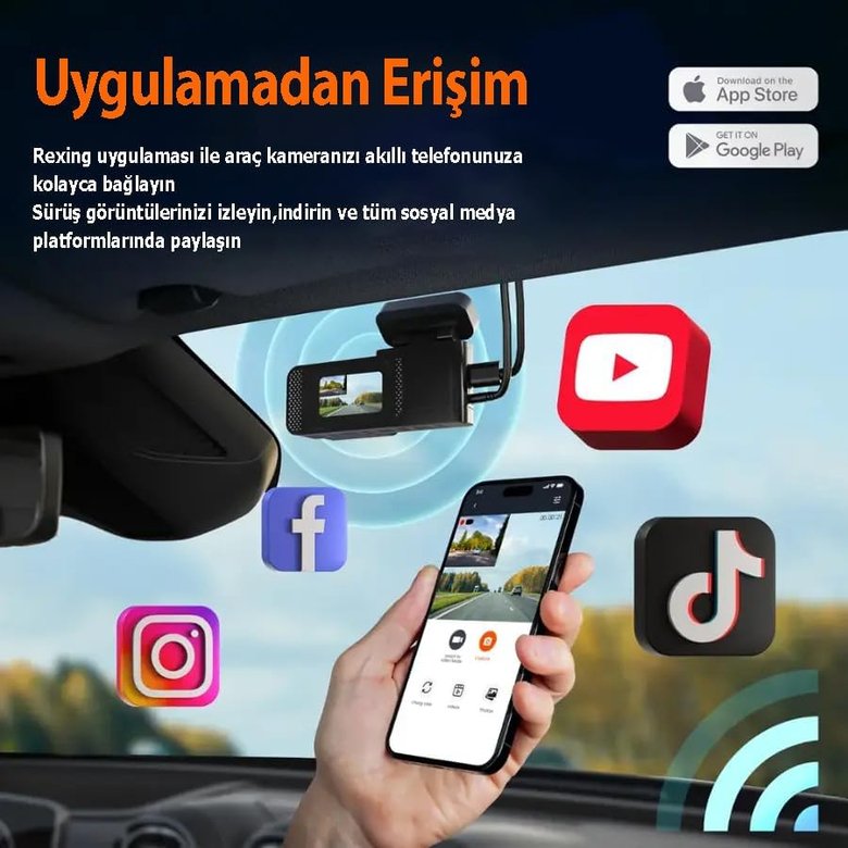 Rexıng C2 2K WiFi 32Gb Sd Kart