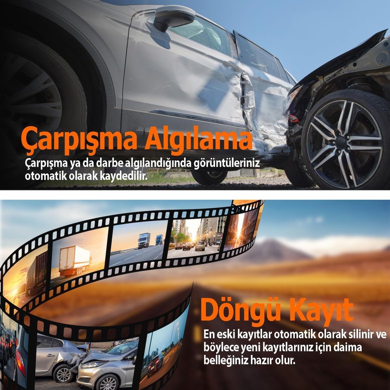 Rexıng V1 Lıte 2K WiFi Arac Kamerası + 32Gb Sd Kar