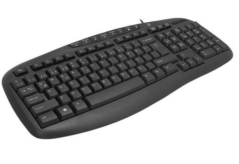 Frısby Fk-4820Qu Multımedya Q Klavye Usb Kablolu Siyah