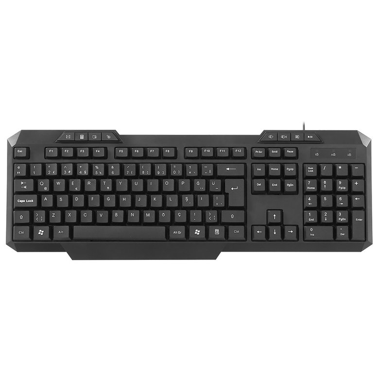 Frısby Fk-4816Qu Multımedya Q Klavye Usb Siyah