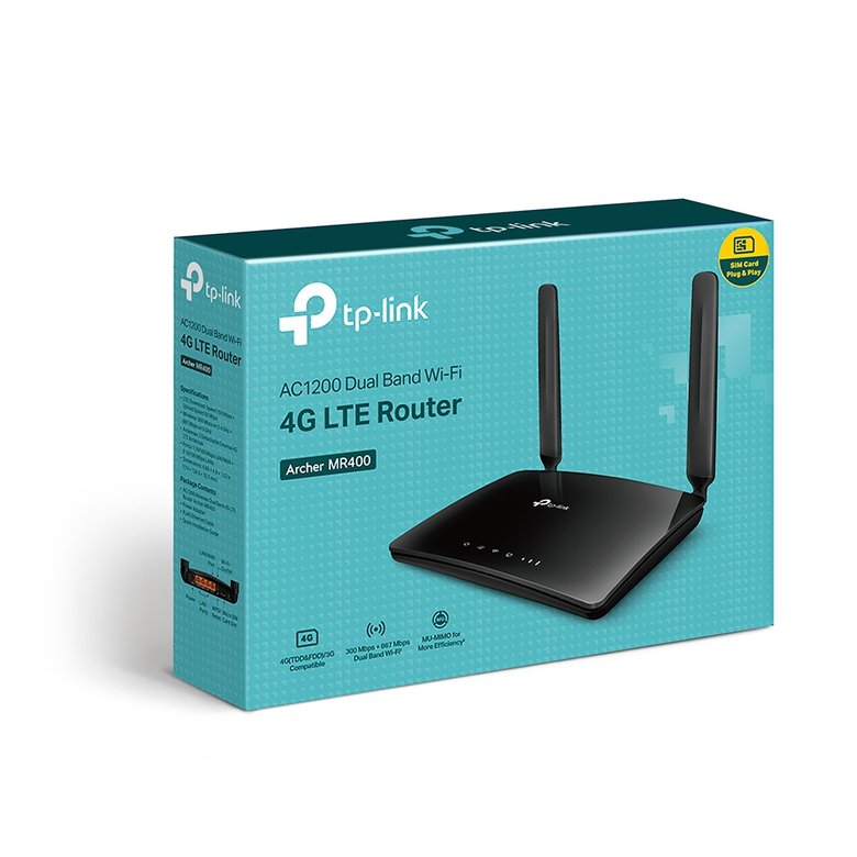 Tp-Lınk Archer Mr400 Ac1200 4Port A.Poınt/Router