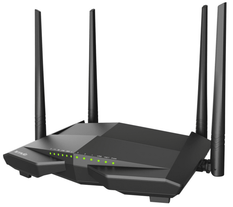 Tenda V12 Ac1200 4Port Adsl/Vdsl 1200Mbps Modem/Router