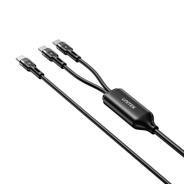 Unıtek 2İn1 Type-C Hızlı Şarj Kablo C14146Abk01