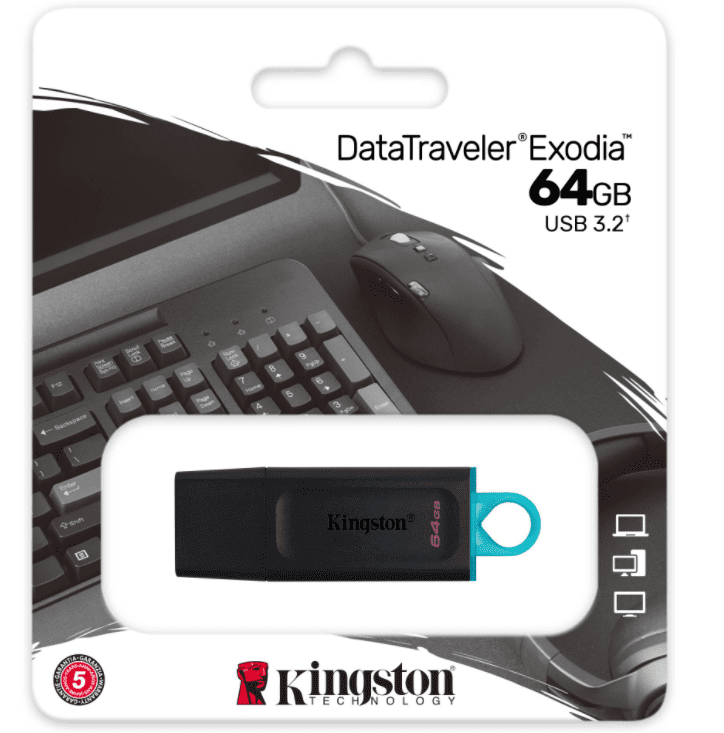 64Gb Usb3.2 Gen1 Dtx/64Gb Exodia Kıngston