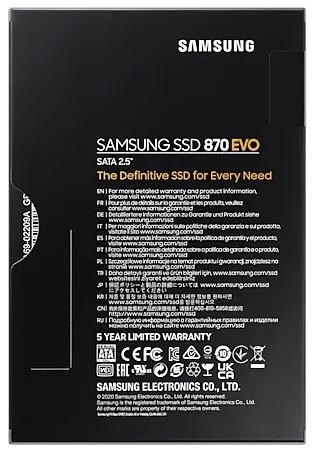 1Tb Samsung 870 560/530Mb/S Evo Mz-77E1T0Bw Ssd (Resmi Distribütör Garantili)