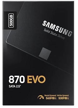 500Gb Samsung 870 560/530Mb/S Evo Mz-77E500Bw Ssd (Resmi Distribütör Garantili)