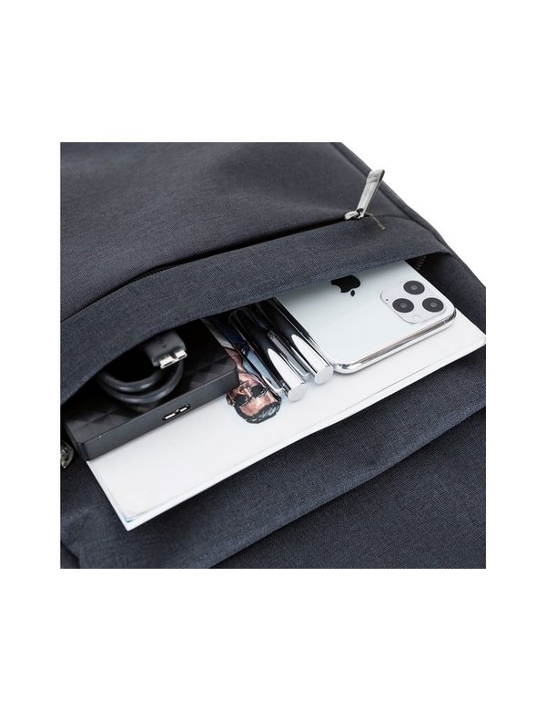 Plm Seitek Notebook Sırt Çantası Koyu Gri 15.6