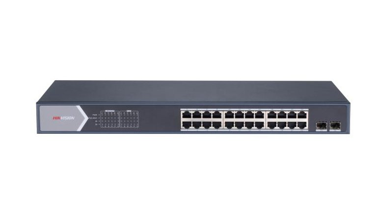 Hıkvısıon Ds-3E1526P-Sı 24Xge+2Xge/Sfp 370W F.Gigabit Poe Switch