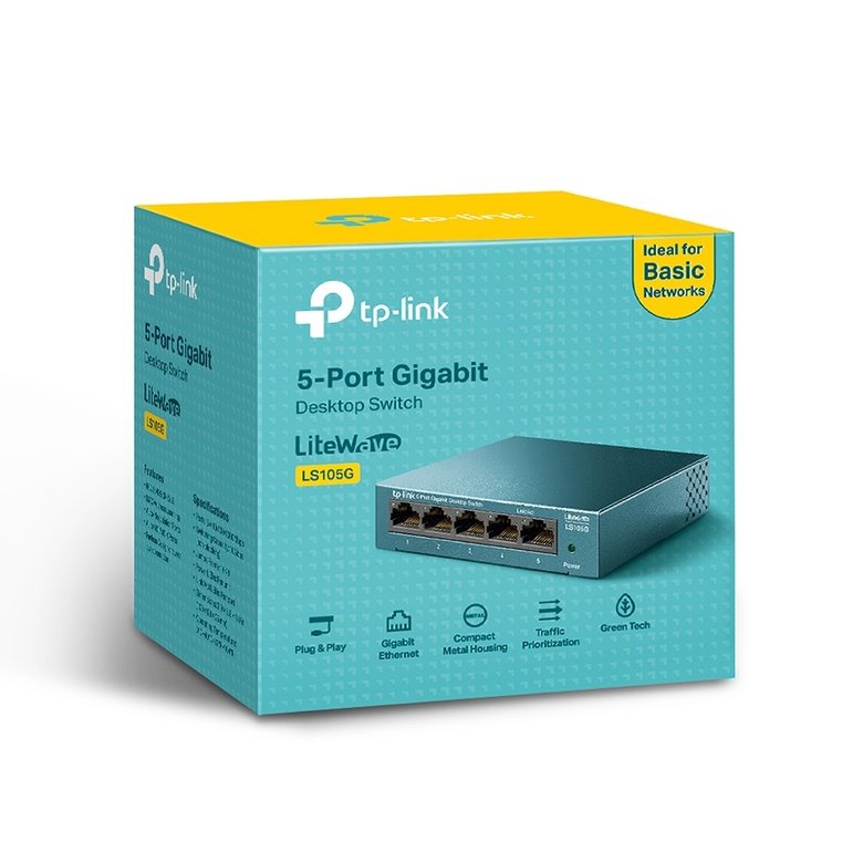 Tp-Lınk Ls105G 5Port 10/100/1000 Yönetilemez Swıtch