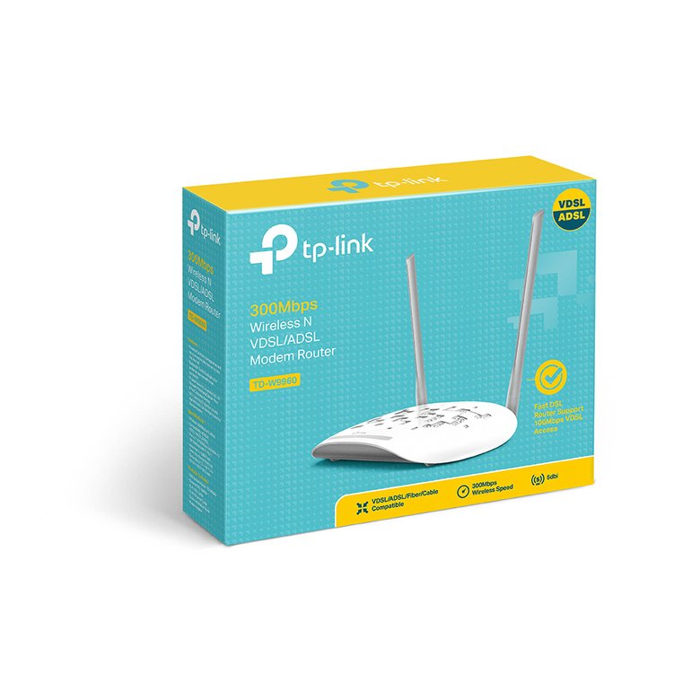 Tp-Lınk Td-W9960 4Port Adsl/Vdsl 300Mbps Modem/Router