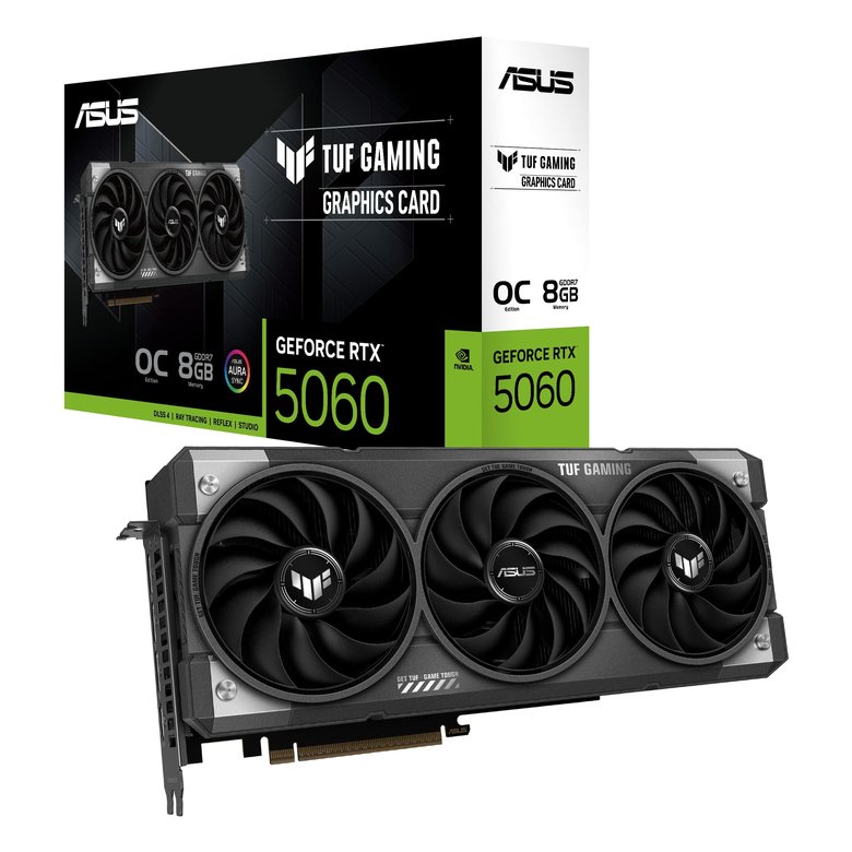 Asus Tuf-Rtx5060-O8G-Gaming 128Bıt Vga