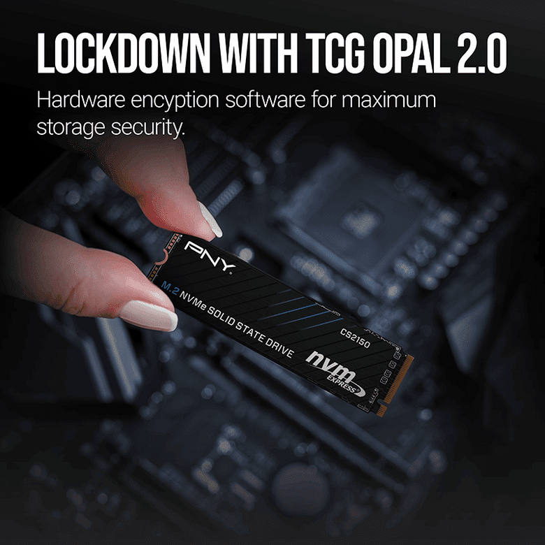 Pny Cs2150 2Tb  10200/8500 Nvme Pcıe Gen5X4 M.2 Ssd (M280Cs2150-2Tb-Tb)