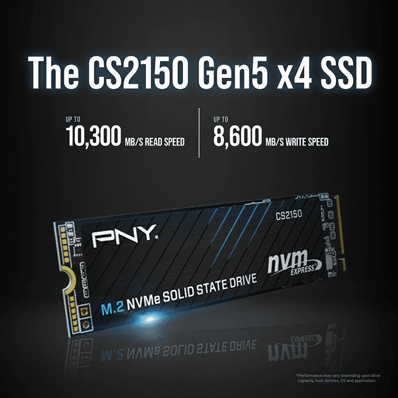 Pny Cs2150 2Tb  10200/8500 Nvme Pcıe Gen5X4 M.2 Ssd (M280Cs2150-2Tb-Tb)