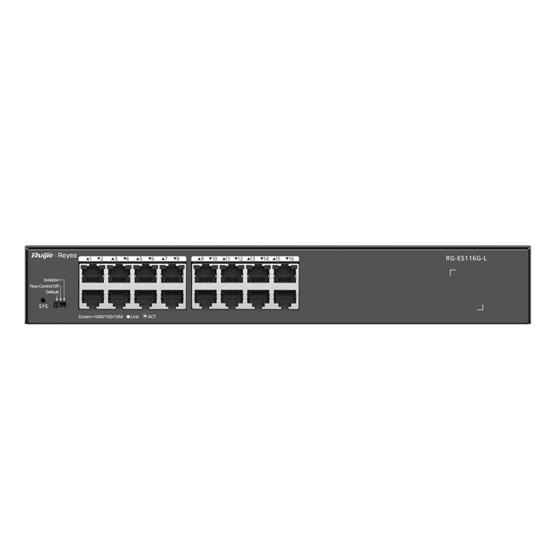 Ruijie-Reyee Rg-Es116G-L 16Xge Yönetilemez Network Switch