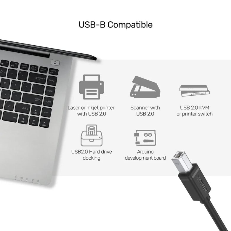Unıtek Usb-A To Usb-B Yazıcı Kablo 3Mt (Y-C420Gbk)