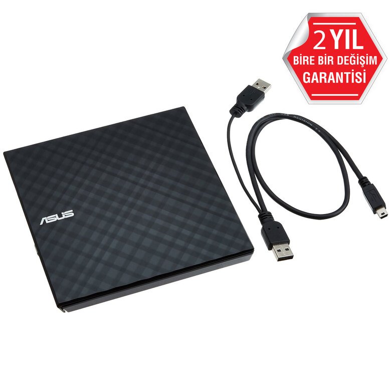 Asus Dvd Sdrw-08D2S-U Lıte Slım Usb 2.0 Siyah