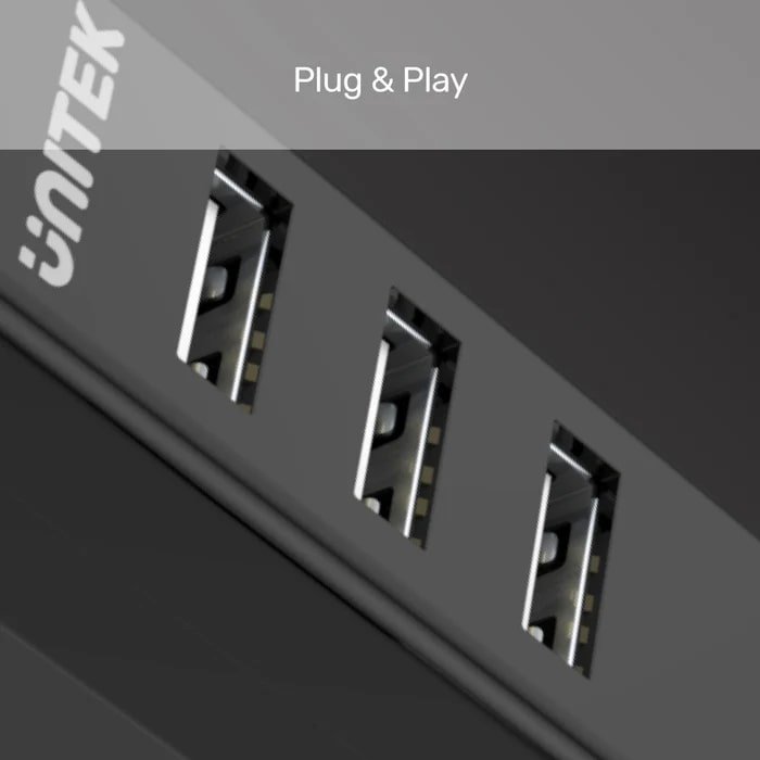 Unıtek Type-A To 4 Port Usb Hub 80Cm Kablo(Y-2140)