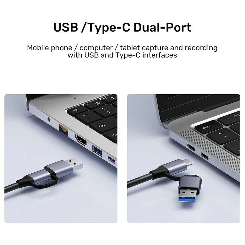 Unıtek 4K Vıdeo Capture Hdmı To Usb-C/A (V1167A)