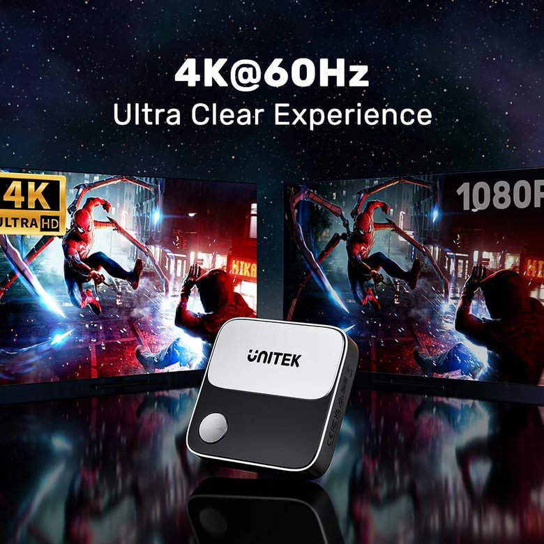 Unıtek 4K Kablosuz Görüntü Aktarıcı (V1162B)