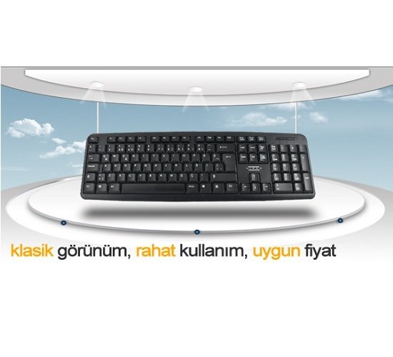 Hıper Km-3055 Standart Klavye Usb Siyah